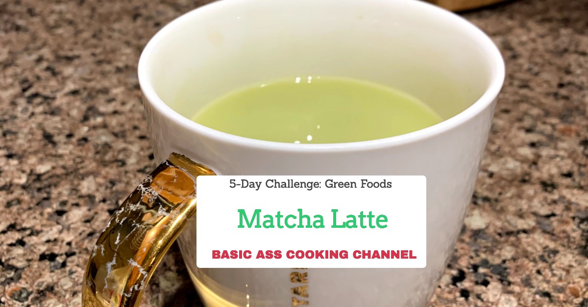 Matcha Latte {Day 3 of 5 Day Green Foods Challenge}