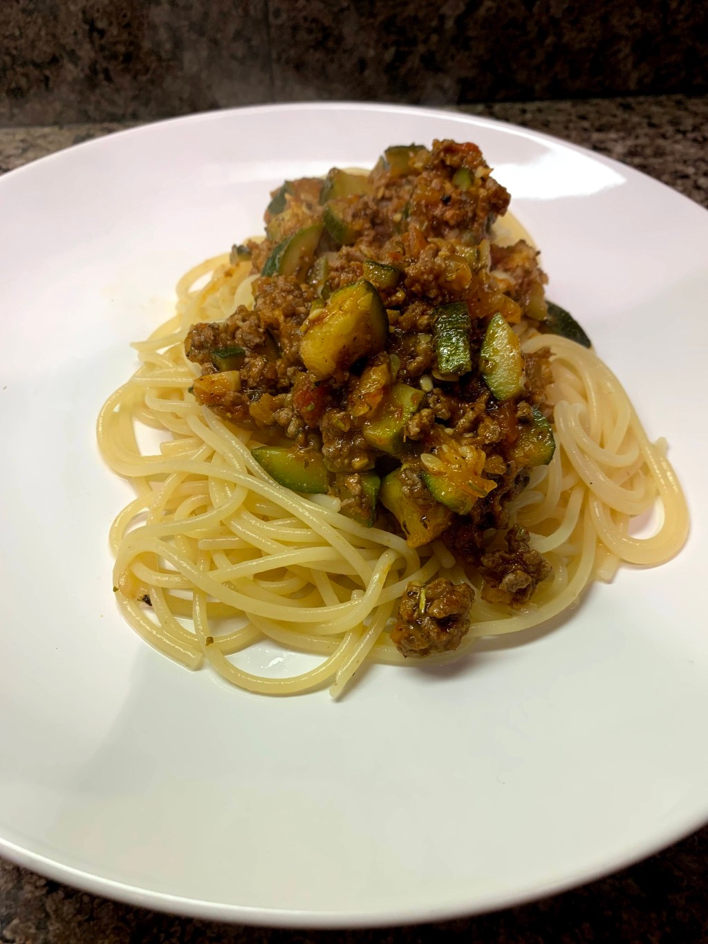 Zucchini and Meat&nbsp;Sauce