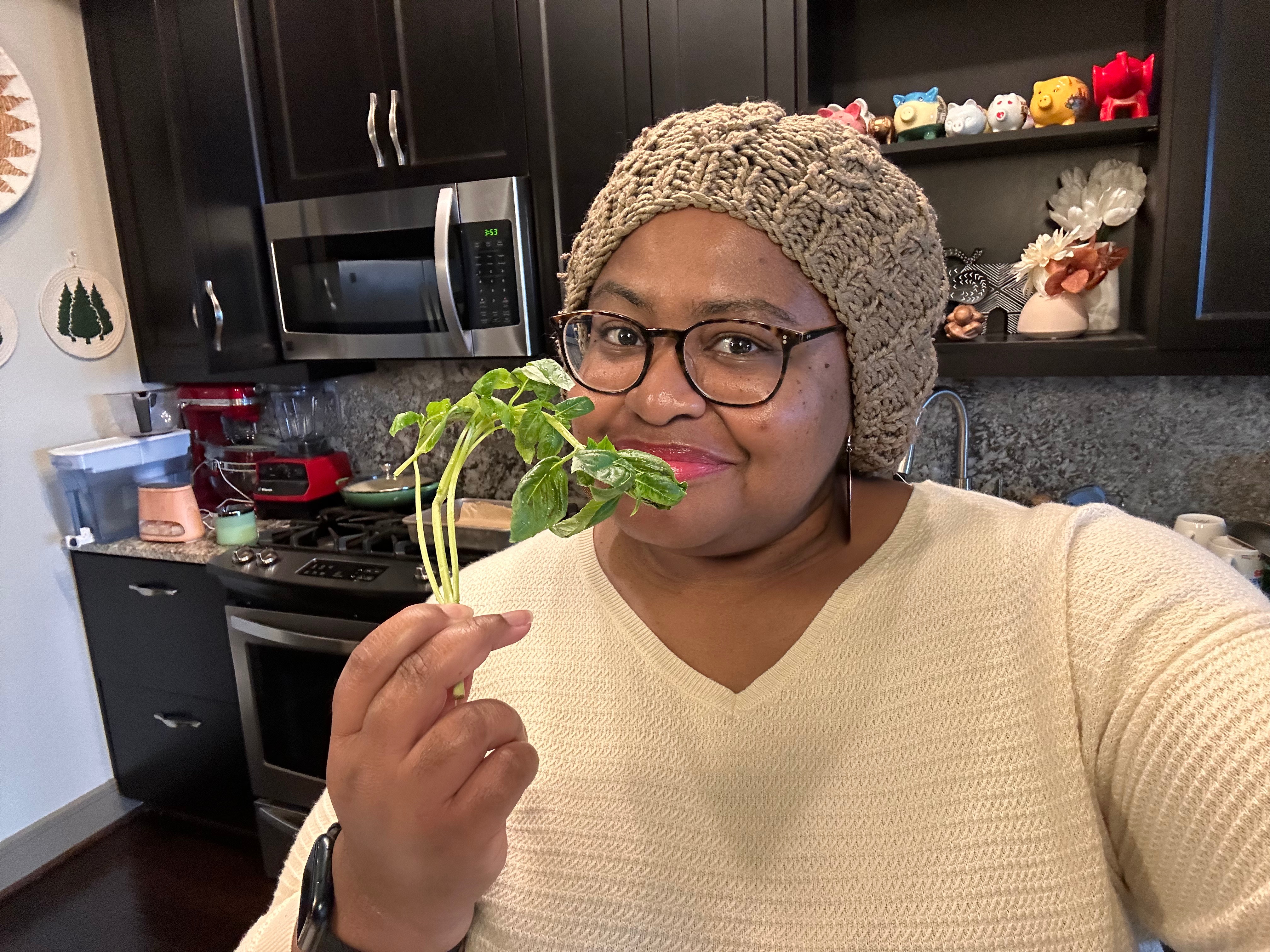 What to Do With a Whole Pack of Basil: Basil Simple Syrup + Quick Pesto Recipes